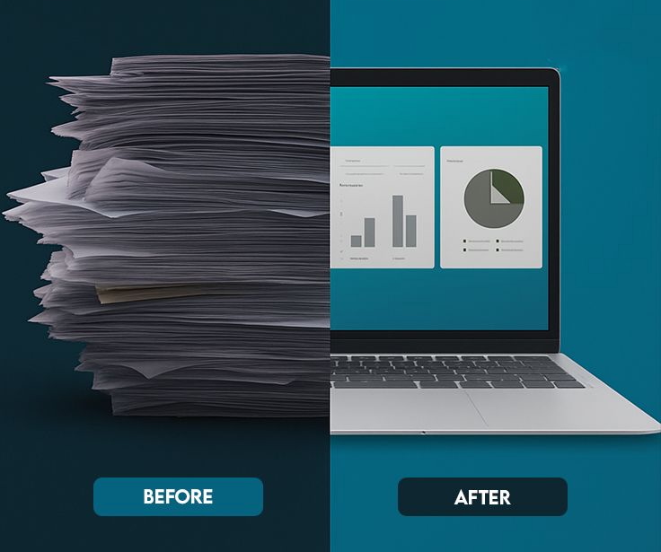 Transizione da cartaceo a piattaforma digitale automazione